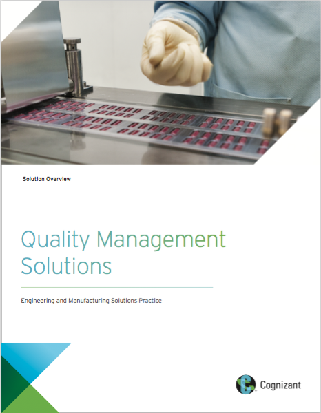 Customer Brochure:  Quality Management Solutions