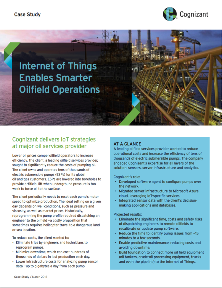 Smart Oilfield Case Study