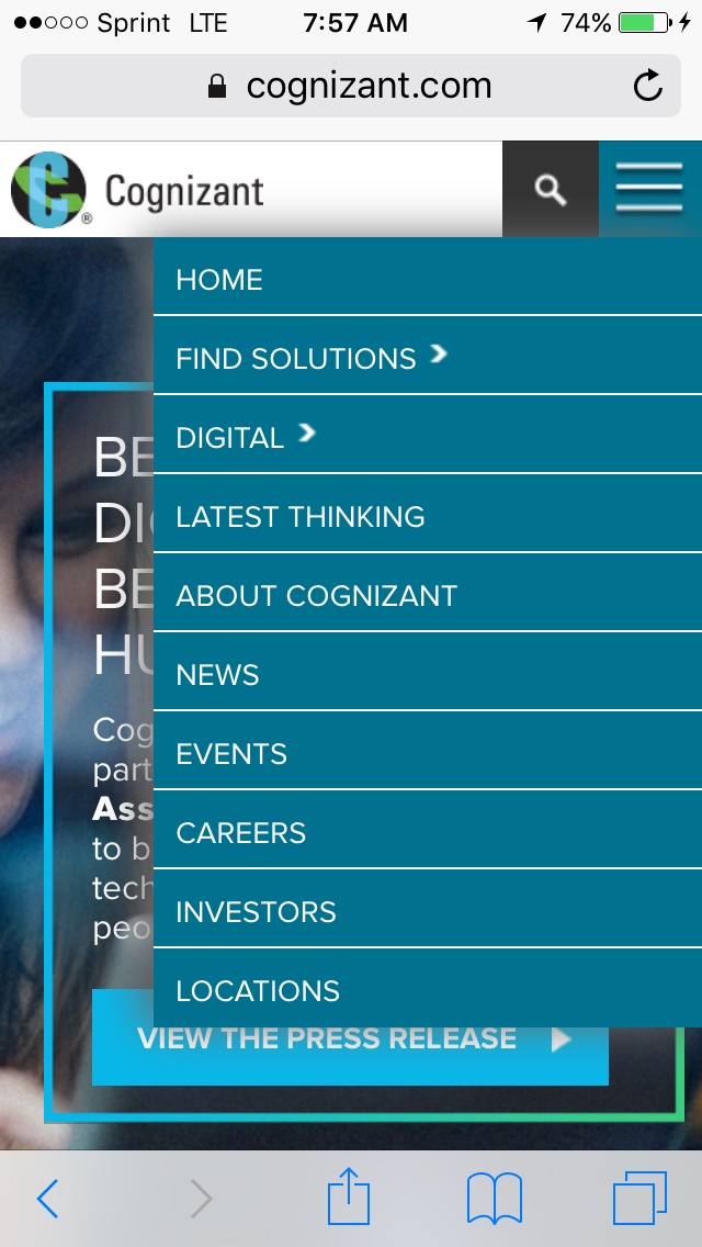 Cognizant mobile