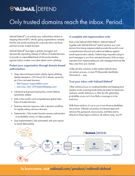 Valimail Defend Datasheet