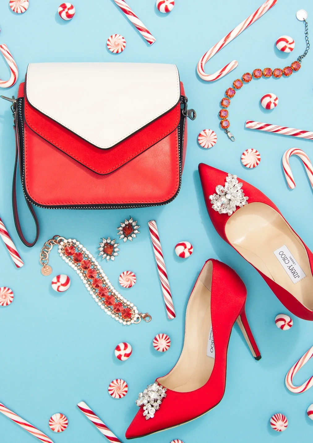 Red Heel & Bag - Still Life Photography