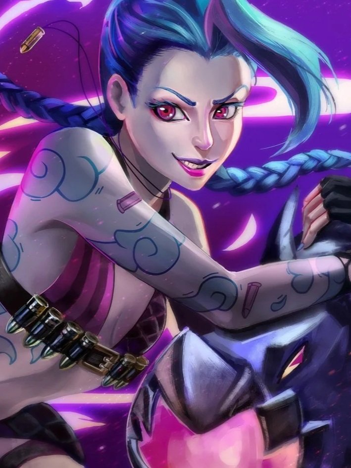 Jinx the Loose Cannon League of Legends Poster