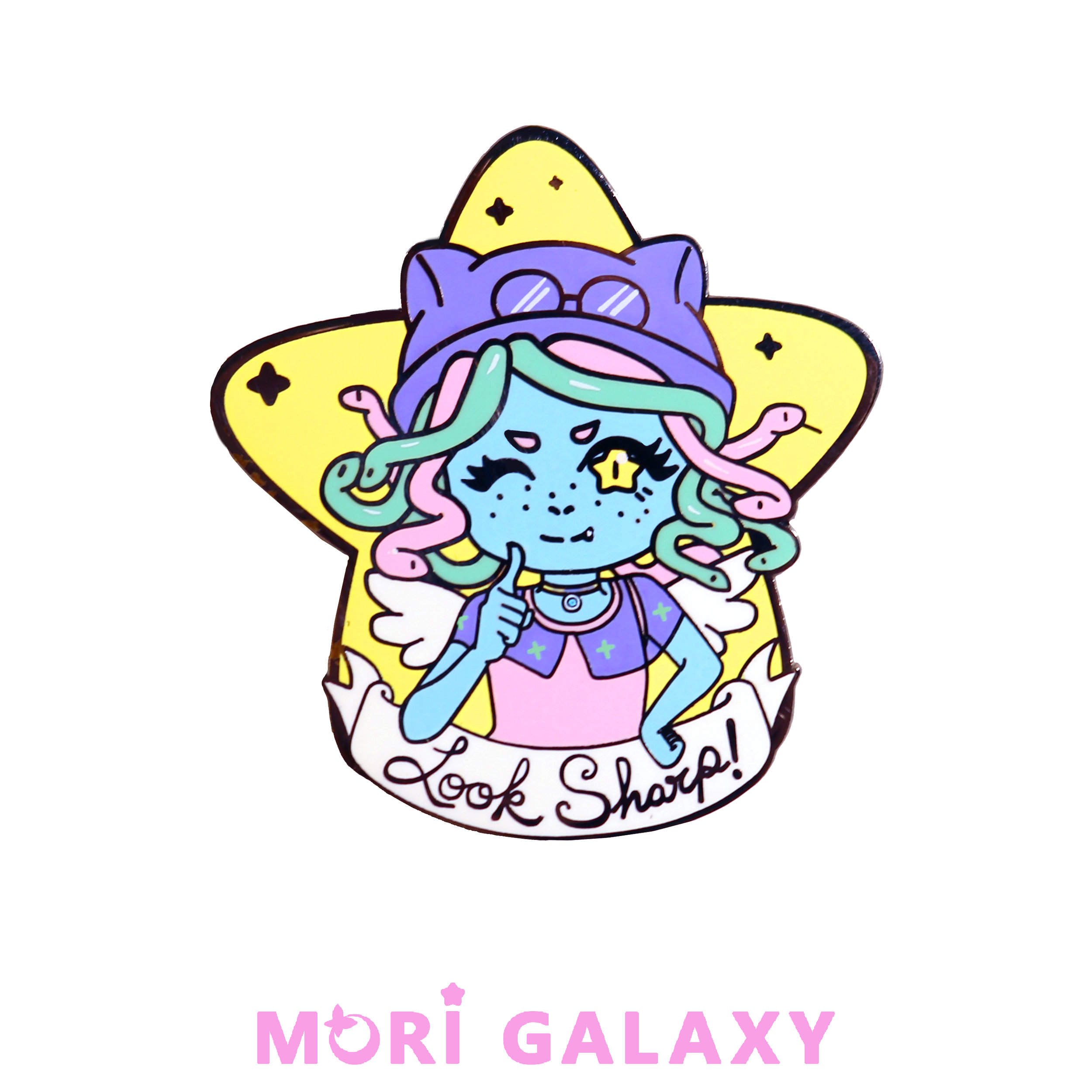 Medusa Enamel Pin