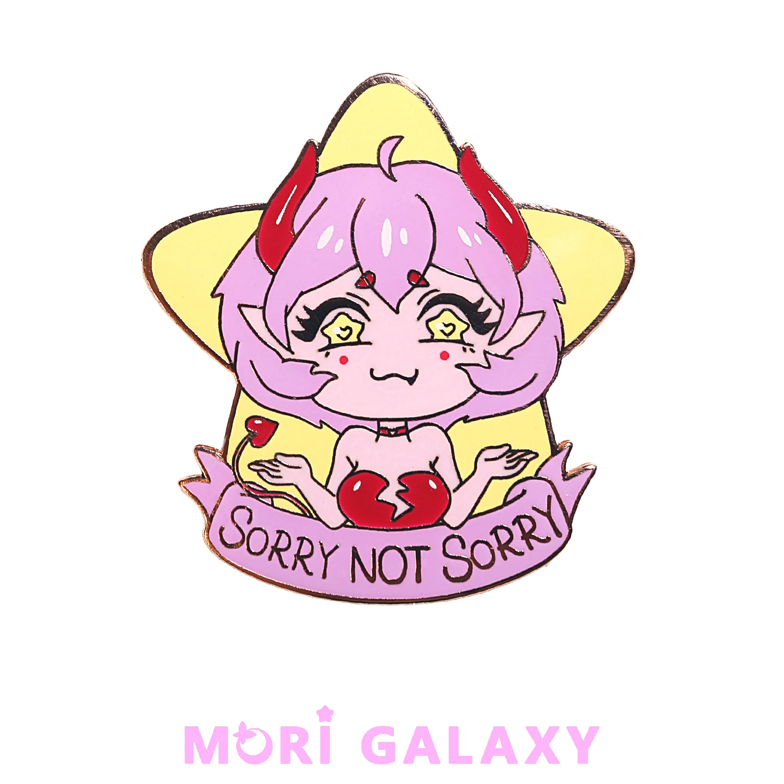 Lila Enamel Pin