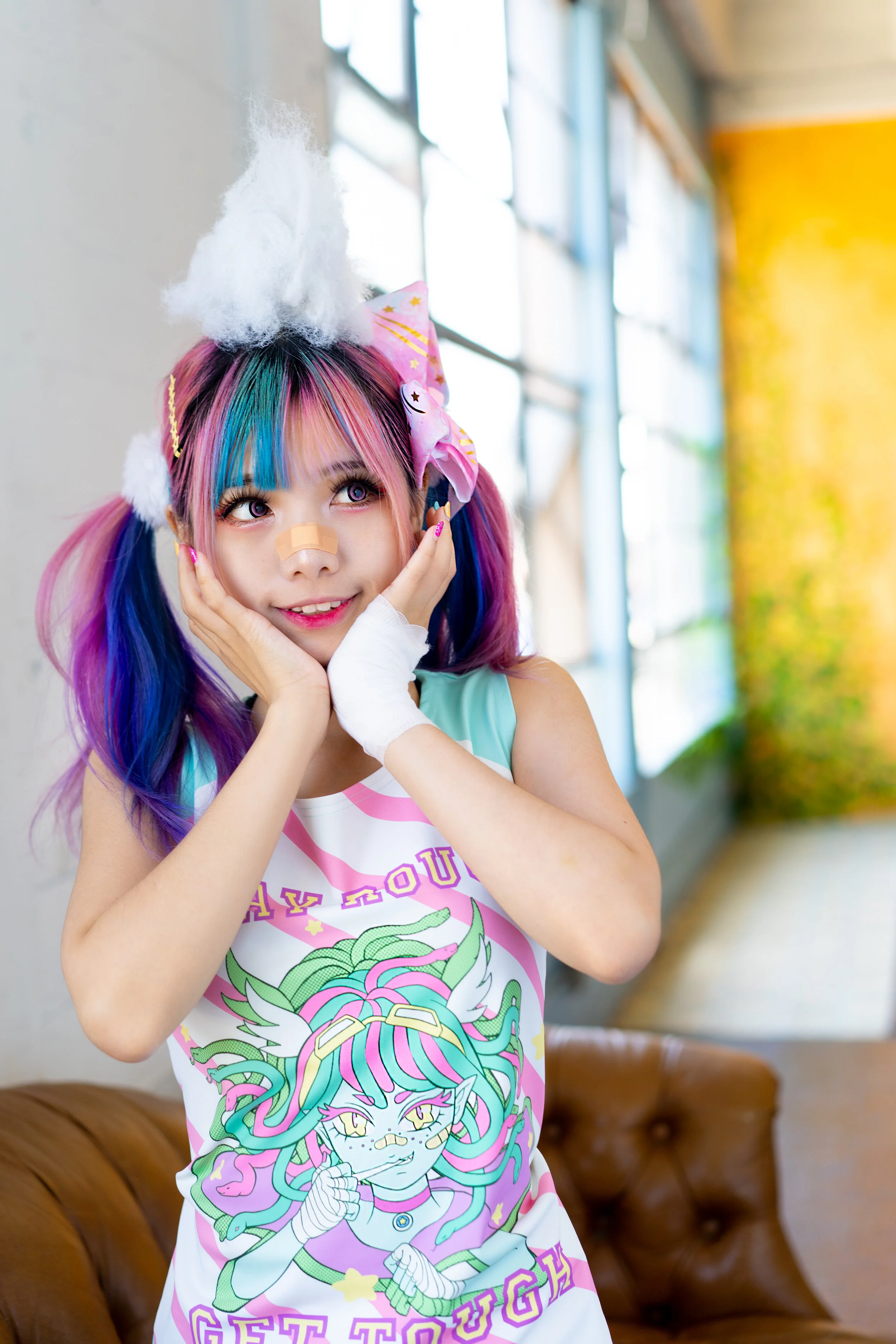  Apparel: Medusa Play Rough Get Tough [Apple]  Model: YuYu Monster  Photographer: Leo Erro Trajano 