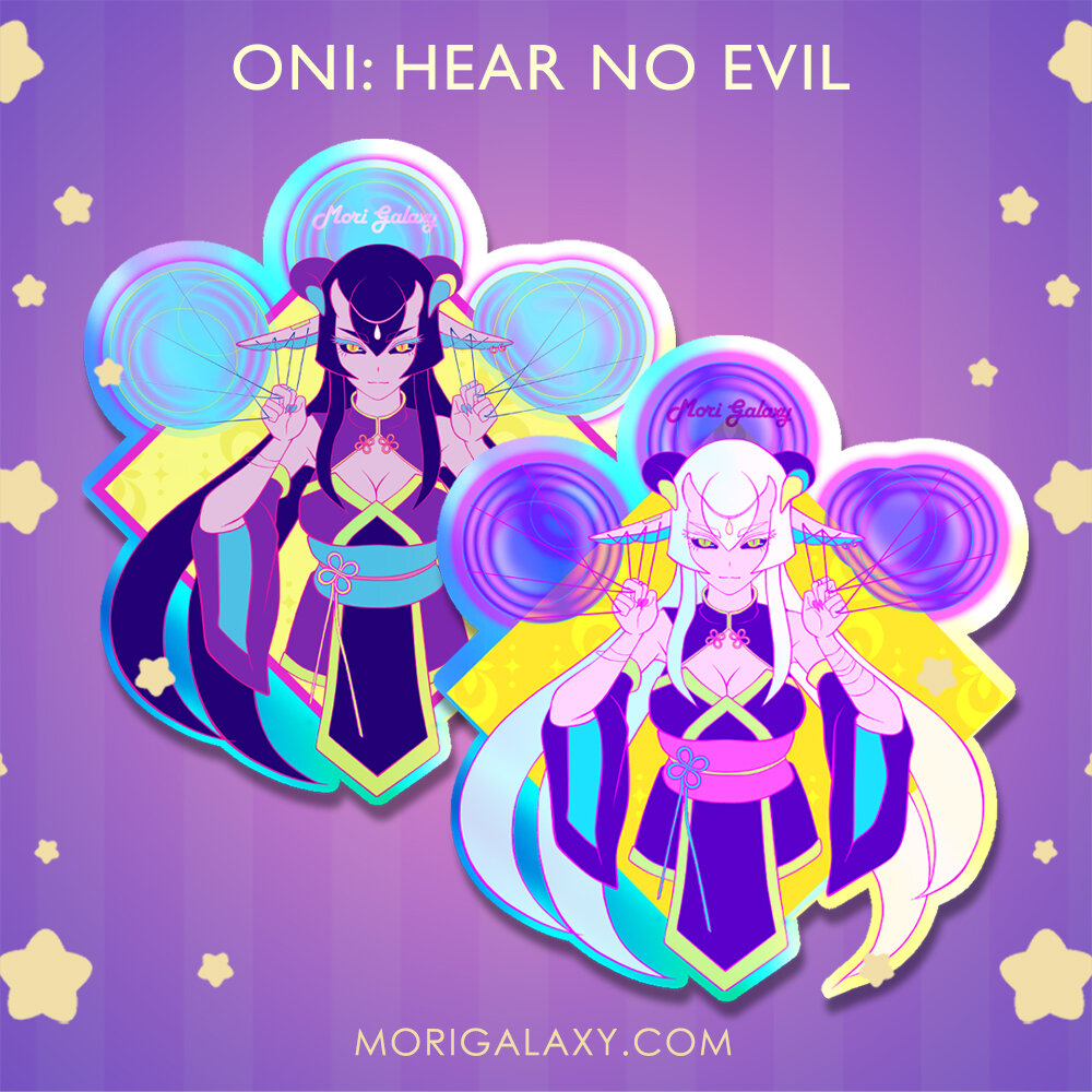 ONI: HEAR NO EVIL LIGHT AND DARK 3X3