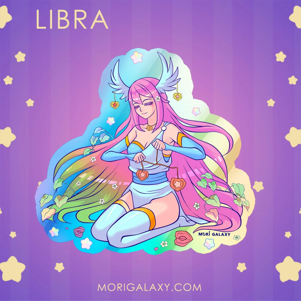Zodiac: Libra 4x4 Sticker