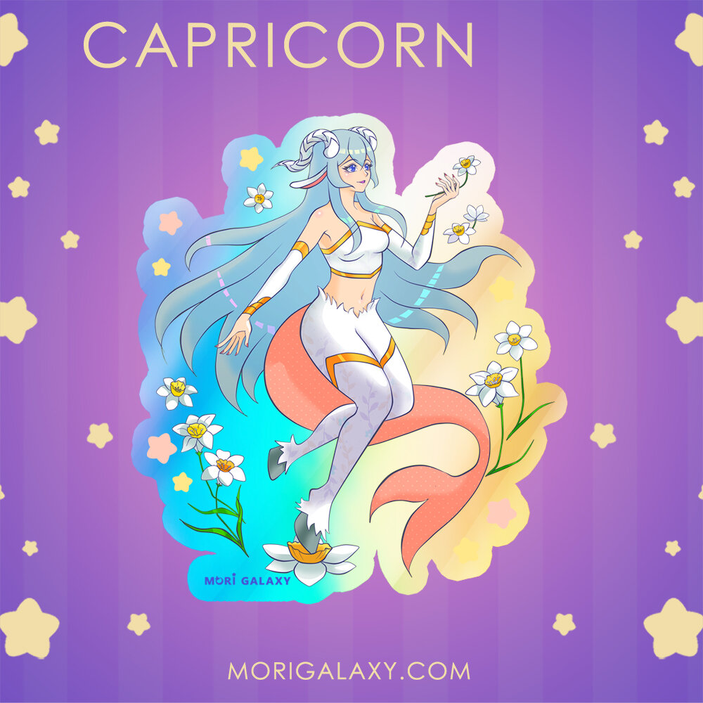 Zodiac: Capricorn 4x4 Sticker