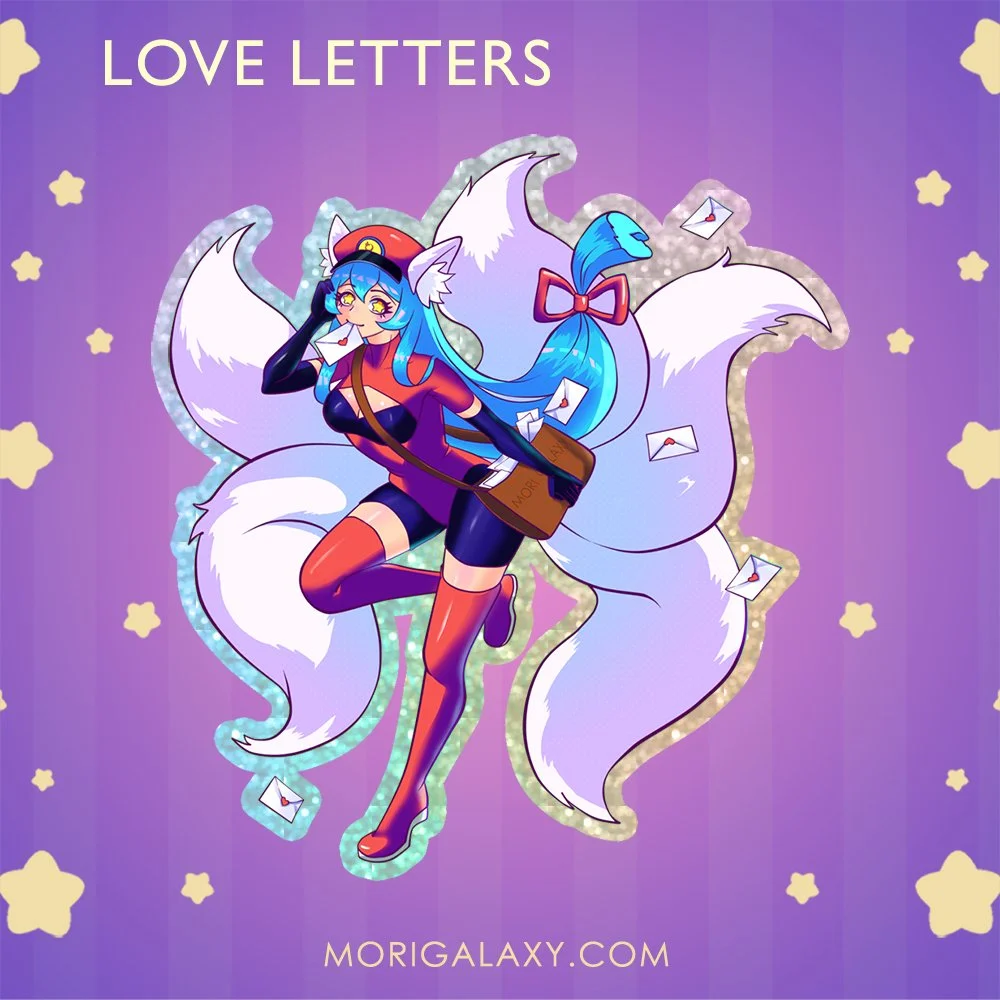 Love Letter Holo Sticker 4x4