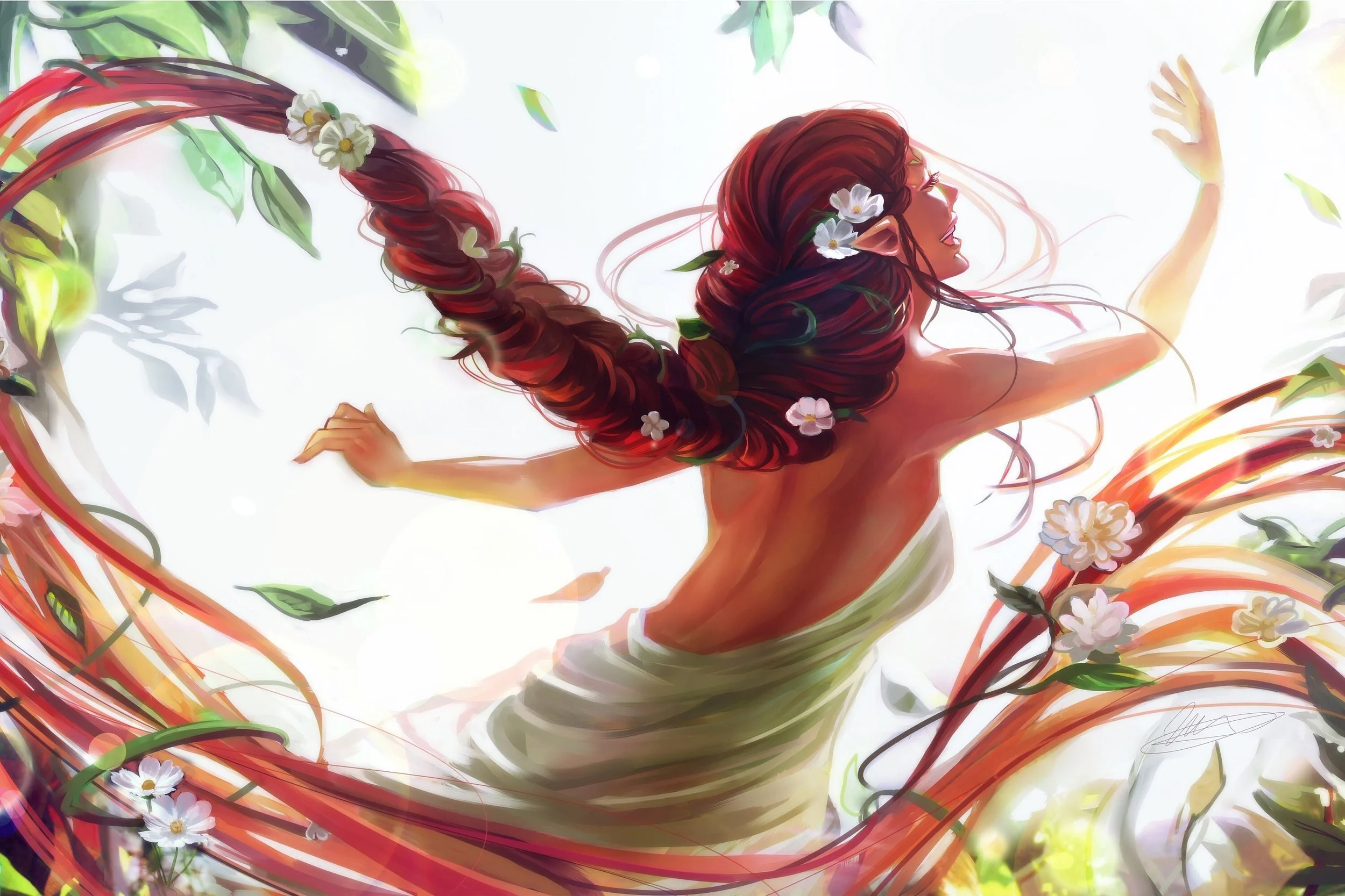 Gaia Welcoming of Spring