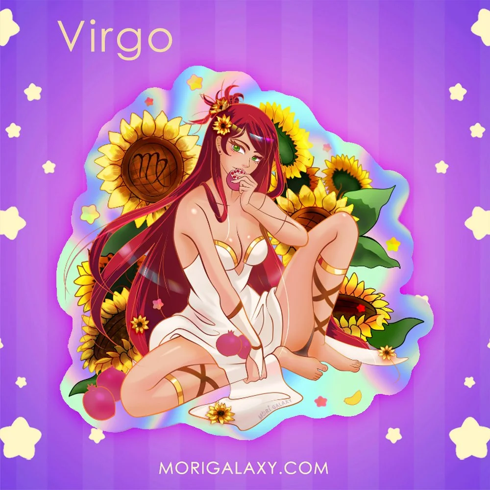 Zodiac: Virgo 4x4 Sticker