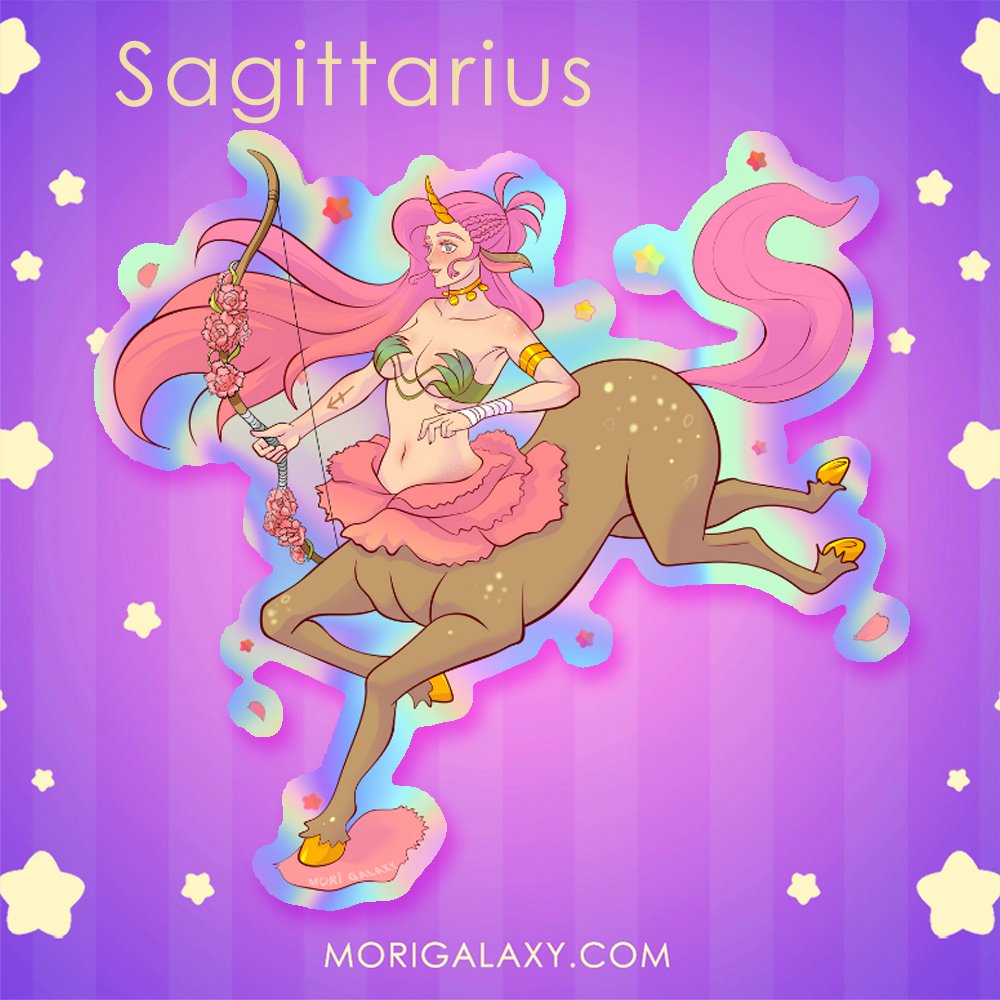 Zodiac: Sagittarius 4x4 Stickers