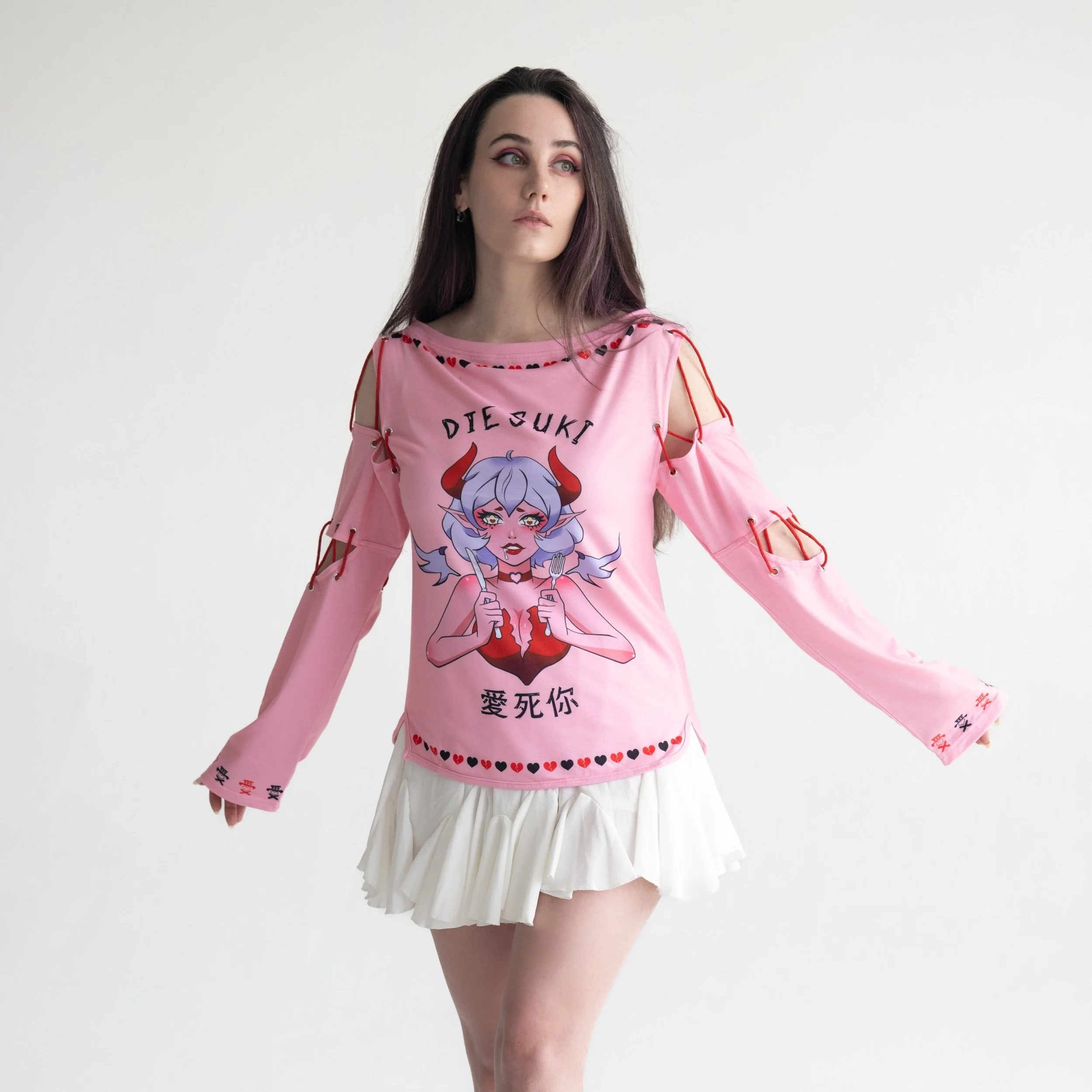 [Pink] Lila Long Sleeve Shirt