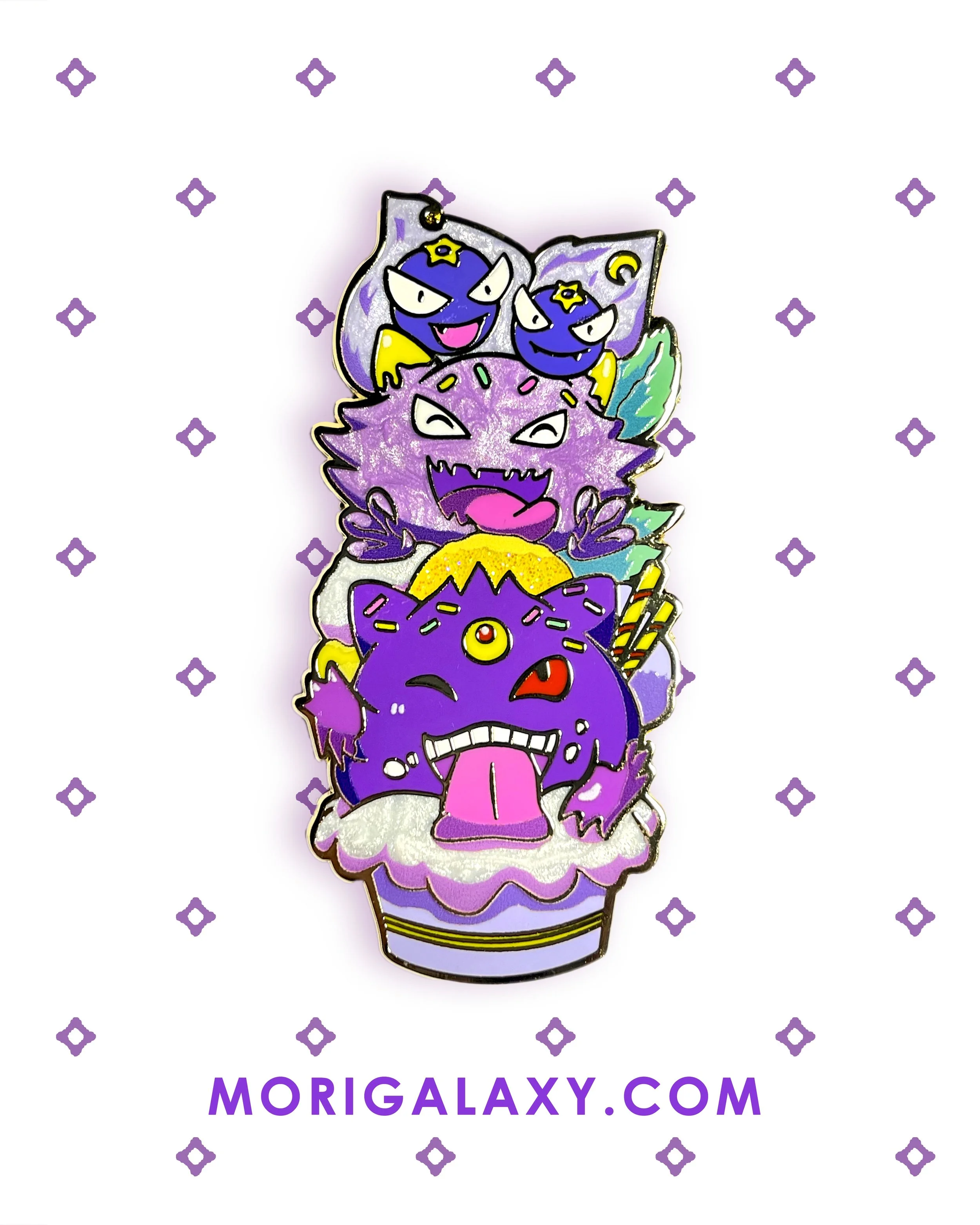 Dessert PKMN Enamel Pins: Berry Scary Sorbet