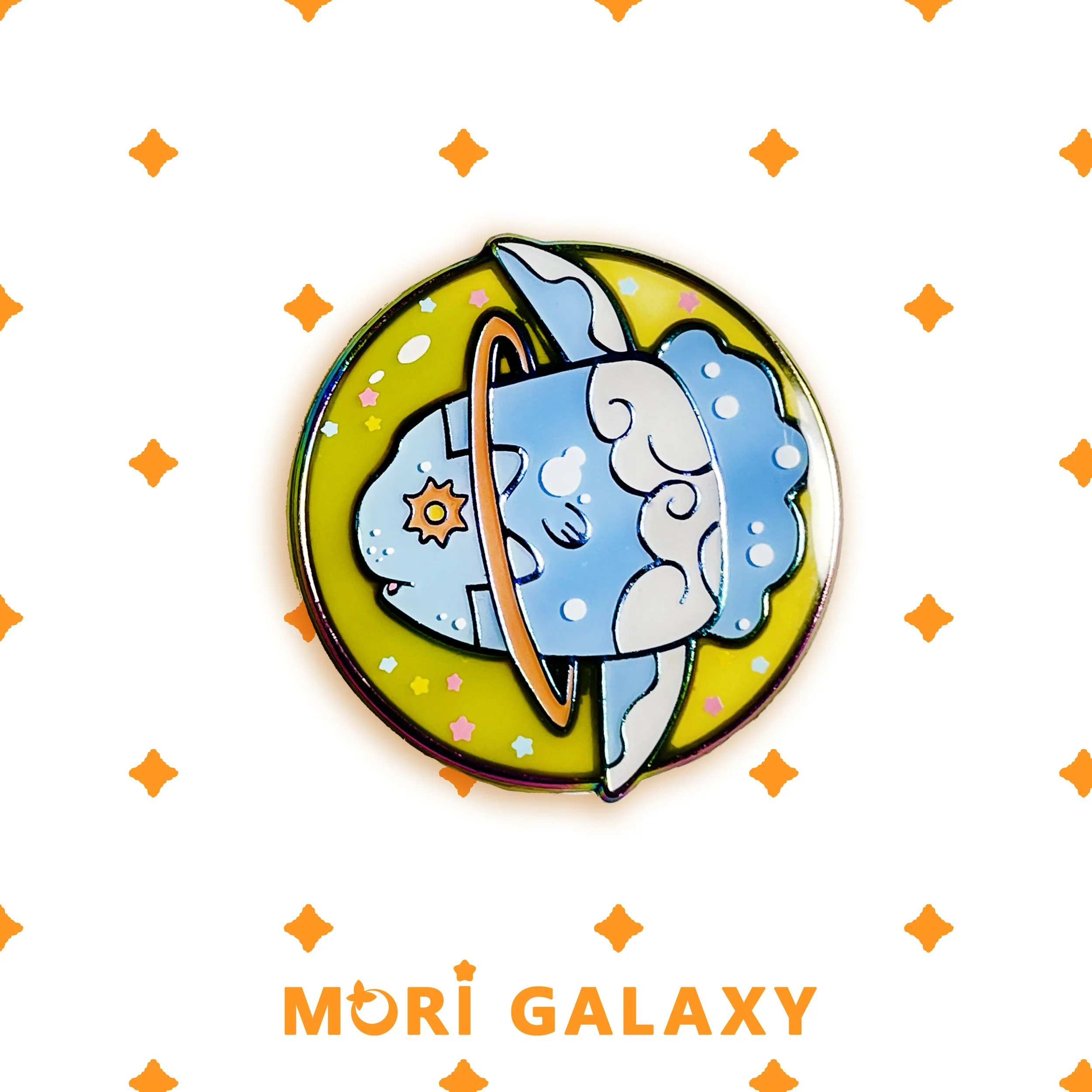 Galaxsea: Sky Sunfish Pin [GITD]