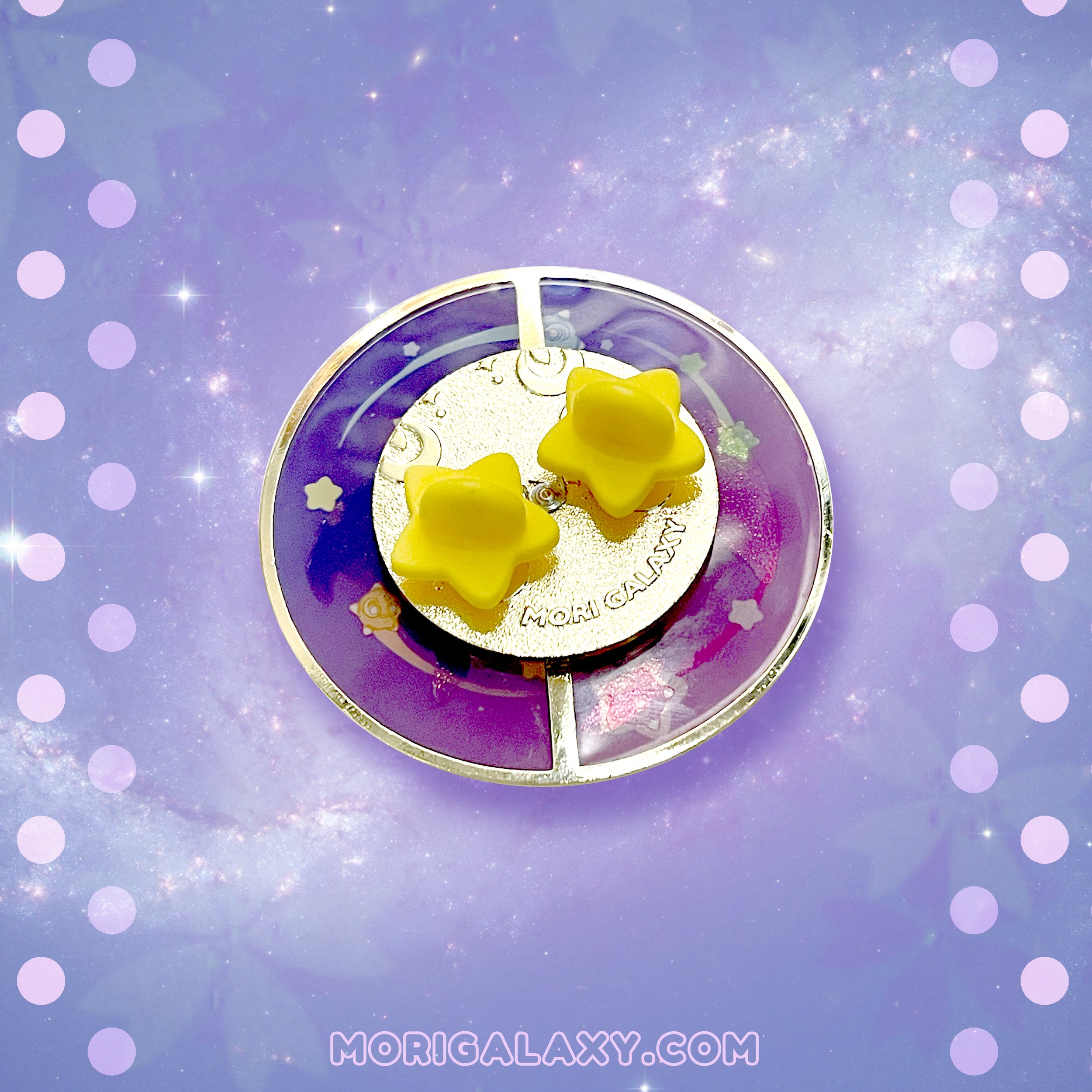 Jirachi Spinner Pin Mori Galaxy Spinning back.jpg