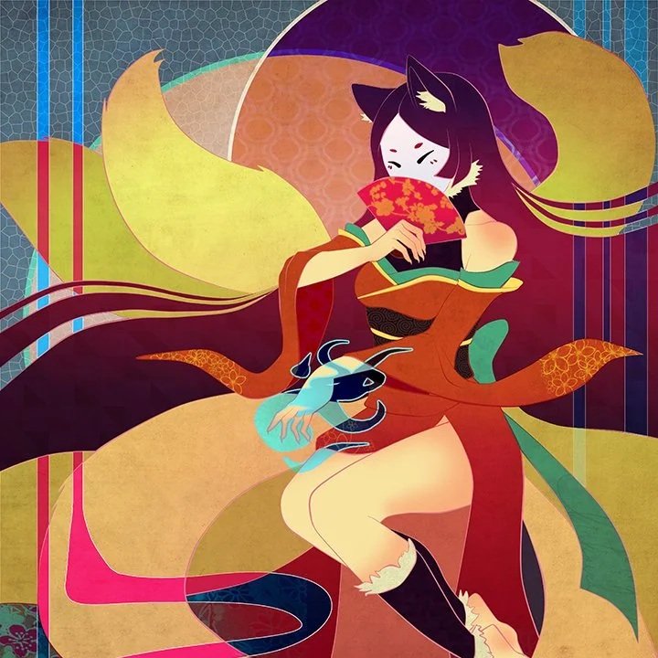 Original Art: The Color of the Fox Print