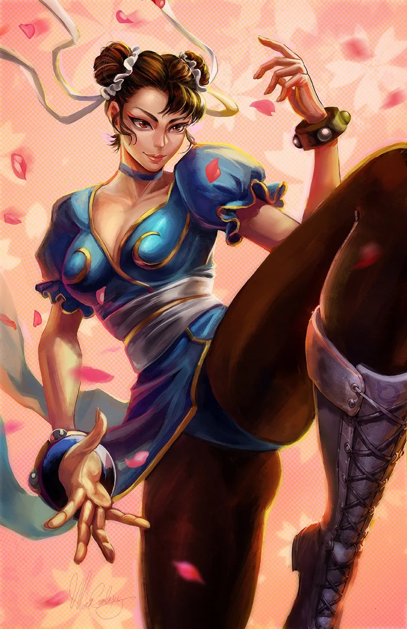 Chun Li Lady of Spring Print