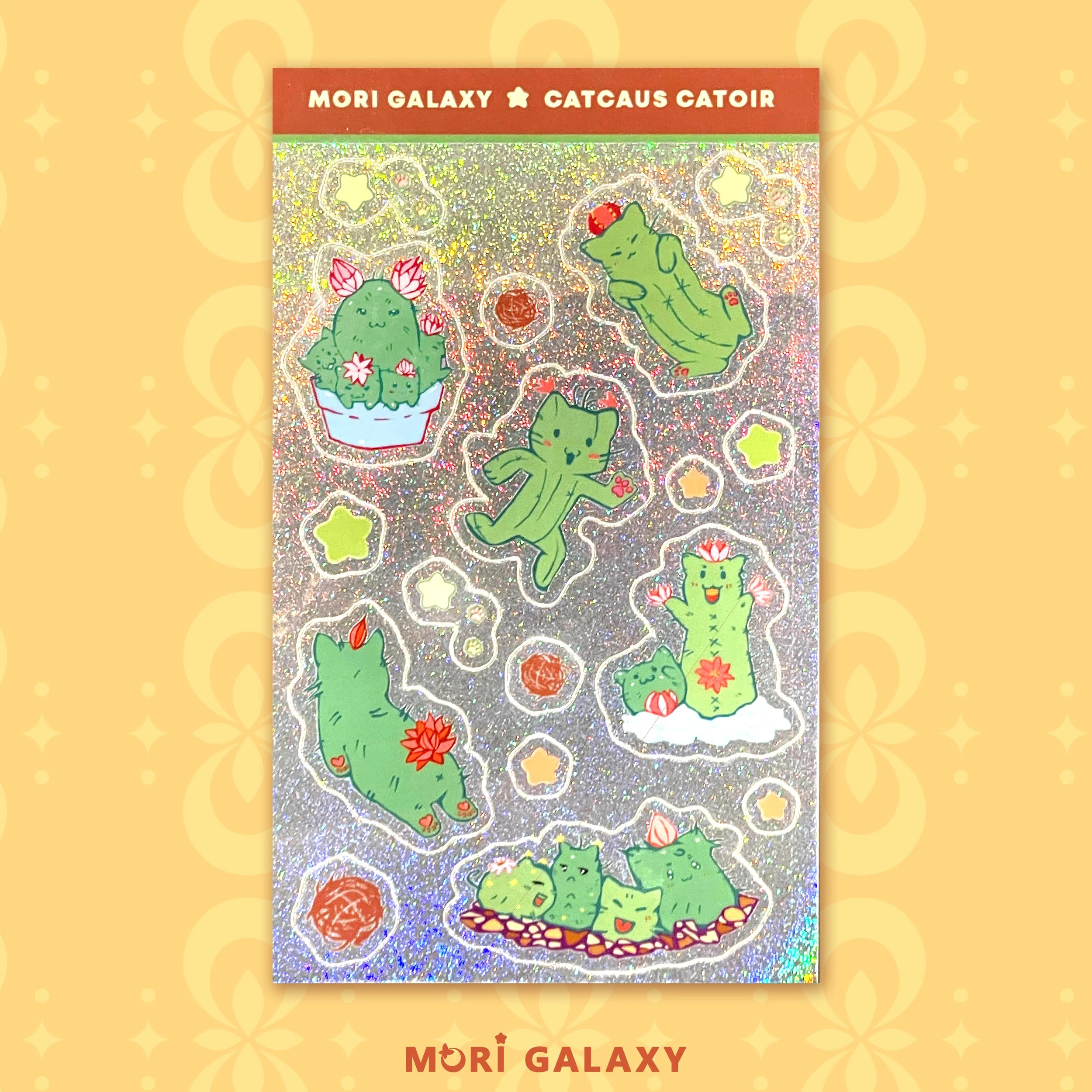 Catcus Catoir- Mori Galaxy Sticker Sheet