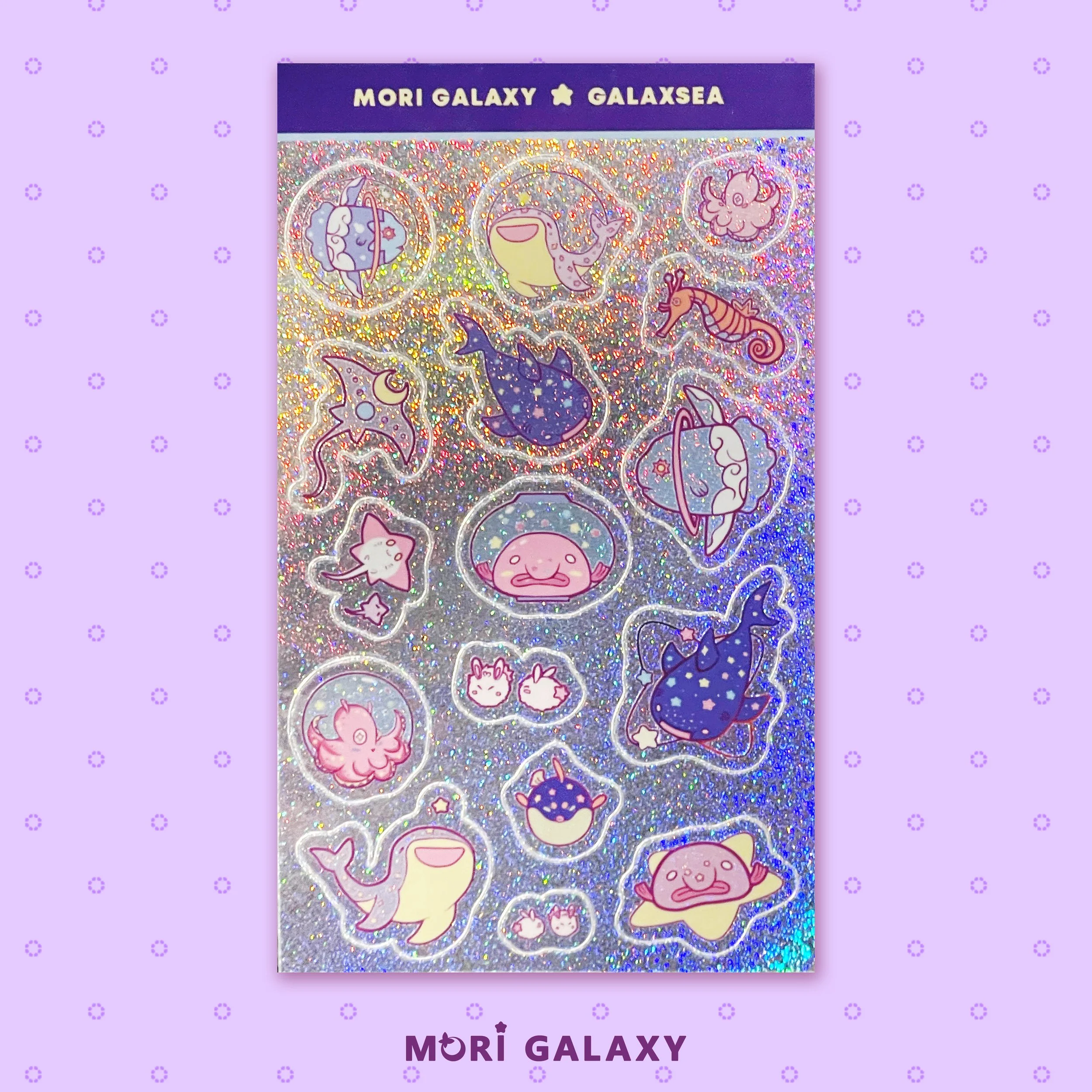 Galax-Sea Creatures Sticker Sheet