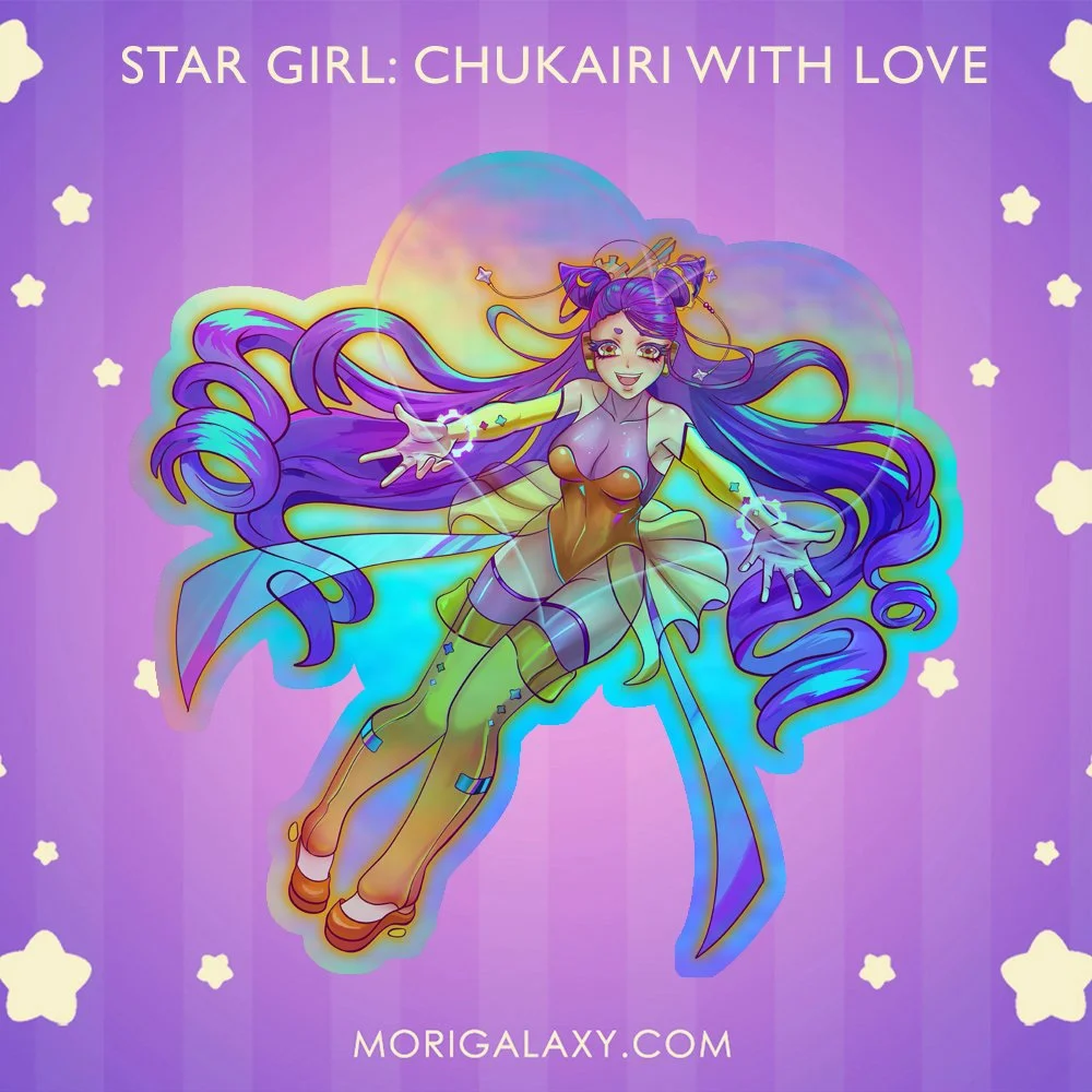 Star Girl: Chukairi With Love Sticker 4x4