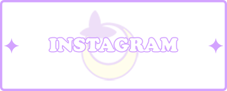 Instagram logo with a moon and star design on a black background with purple border and accents.