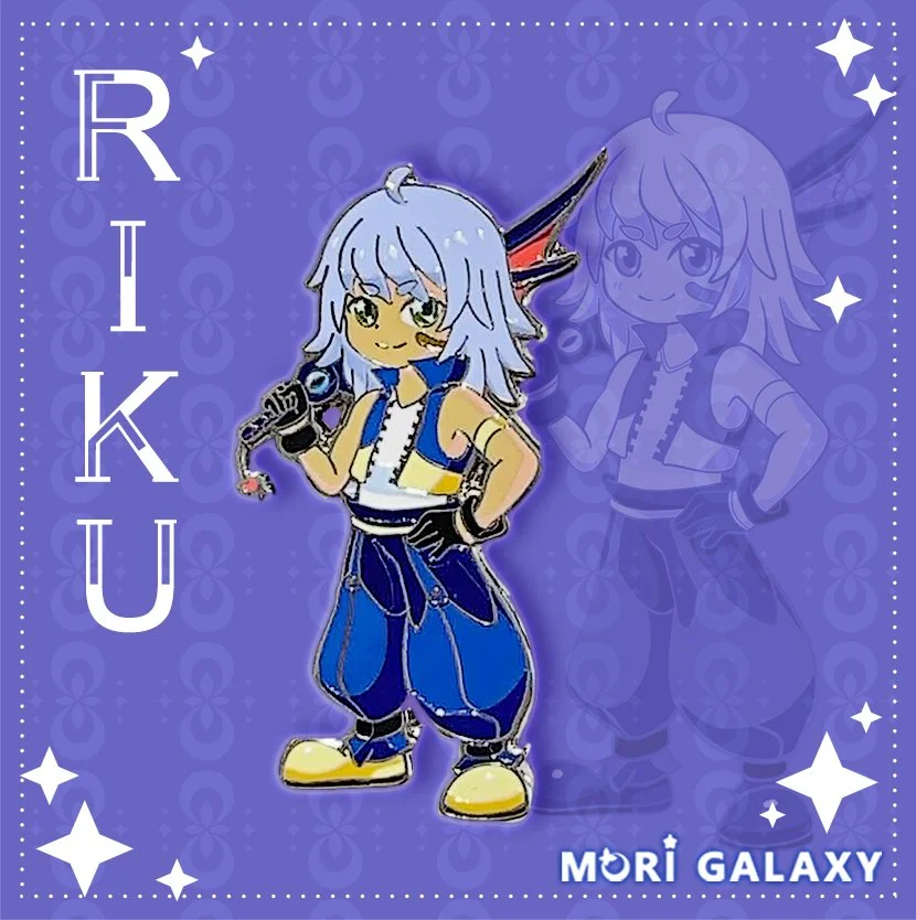 Chibi Riku Enamel Pin