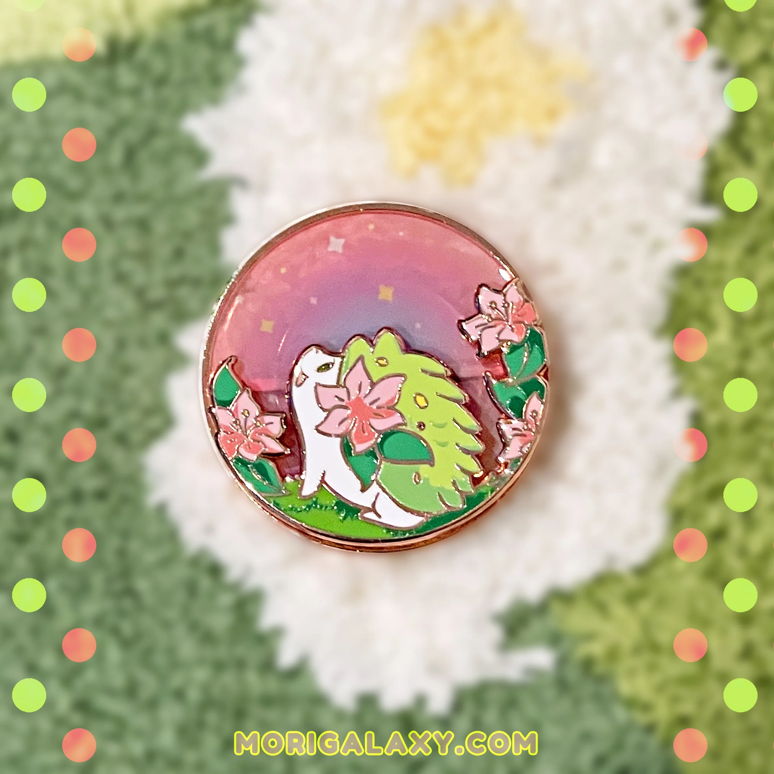 Shaymin Spinner Pin Mori Galaxy Night.jpg