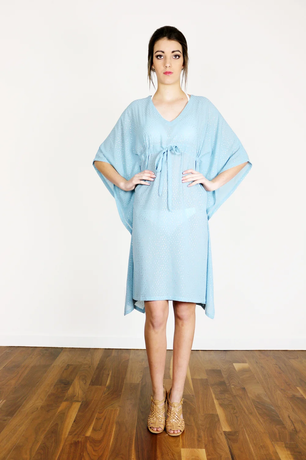 apron dress blue Betty Blue Apron Dress main image 1
