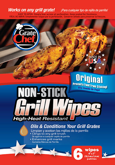 Grate Chef 50110 6 Grill Wipes 