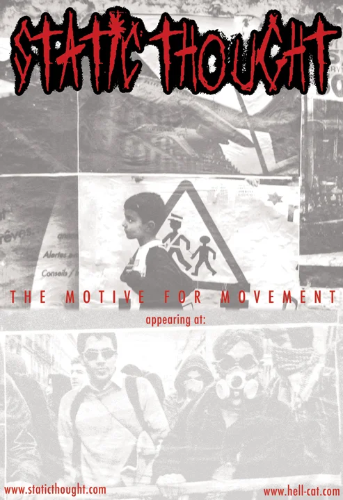 Static Thought promo poster - photography and design