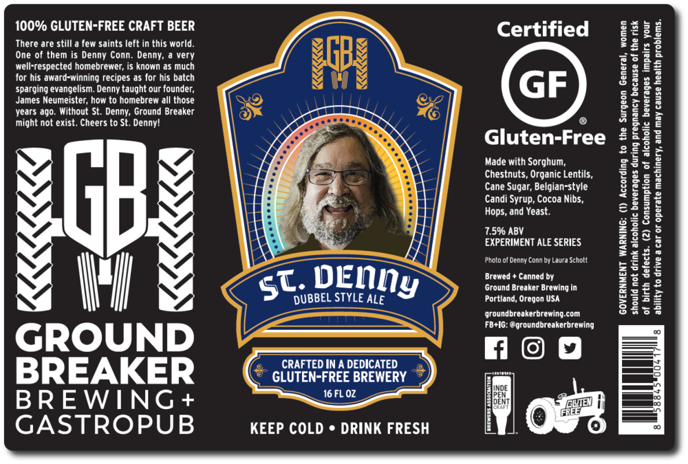 St. Denny Dubbel Style Ale — Ground Breaker Brewing