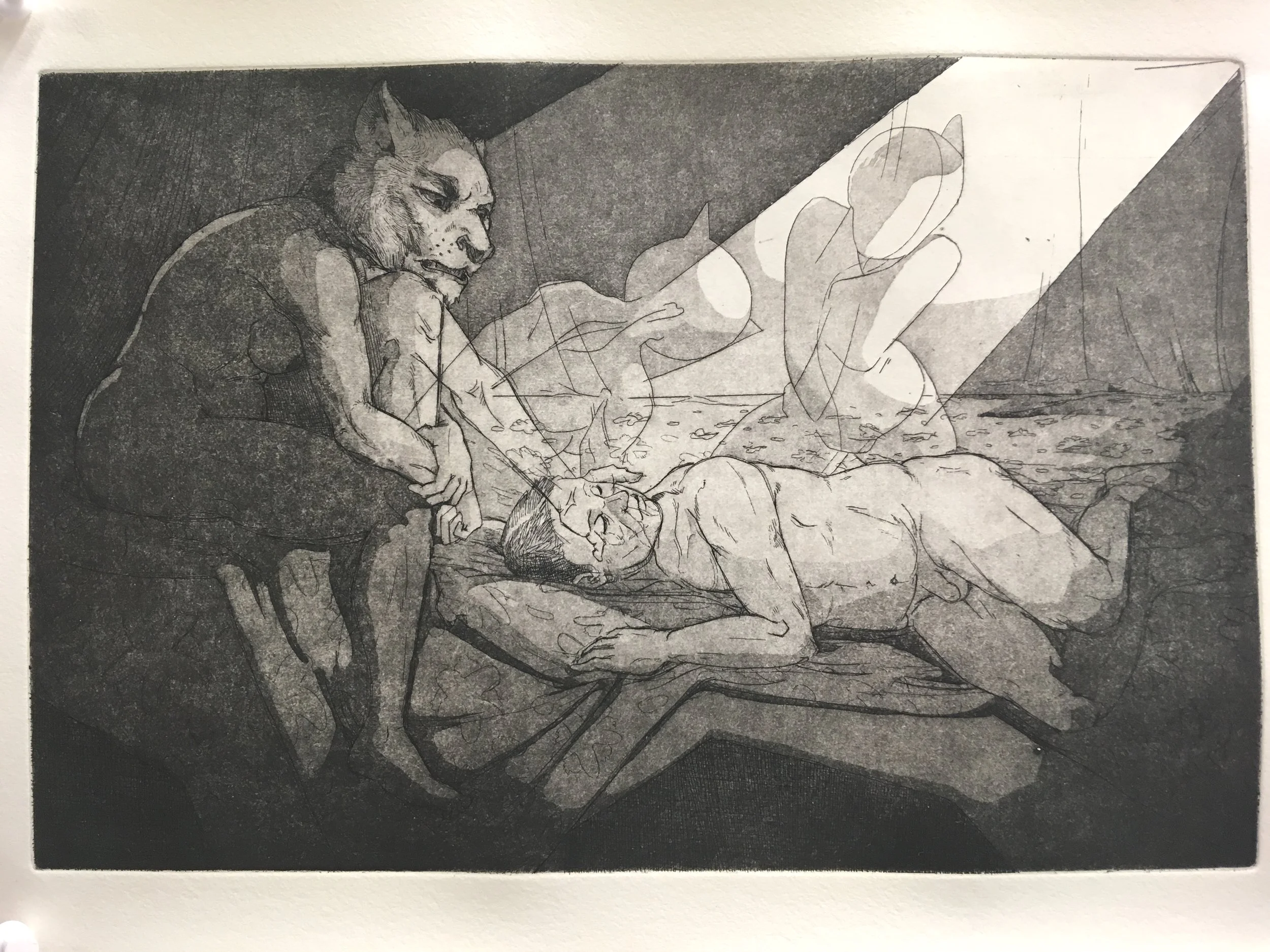 Etching after Picasso