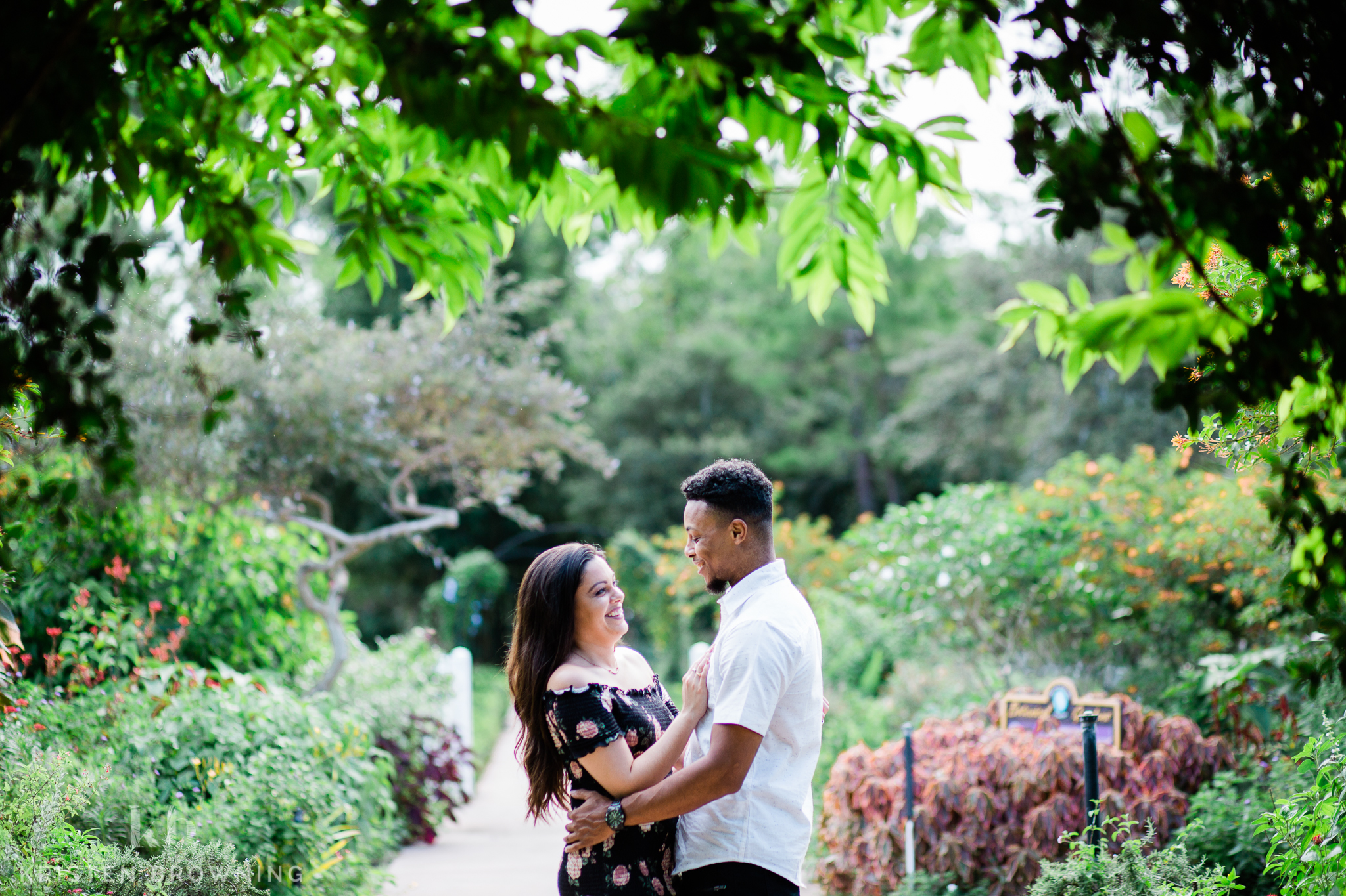 Port Saint Lucie Botanical Garden Engagement Photos