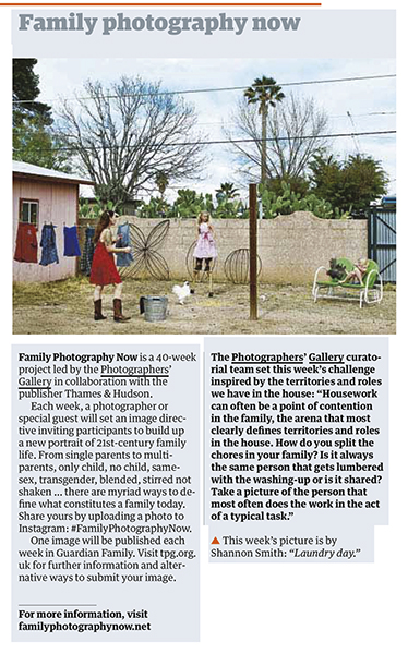 Clipping of work that appeared in The Guardian , 2016