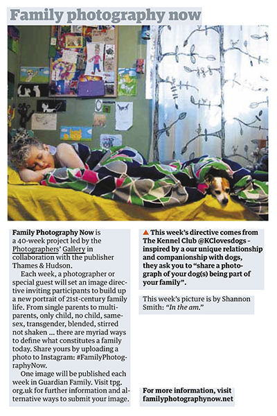 Clipping of work that appeared in The Guardian , 2016