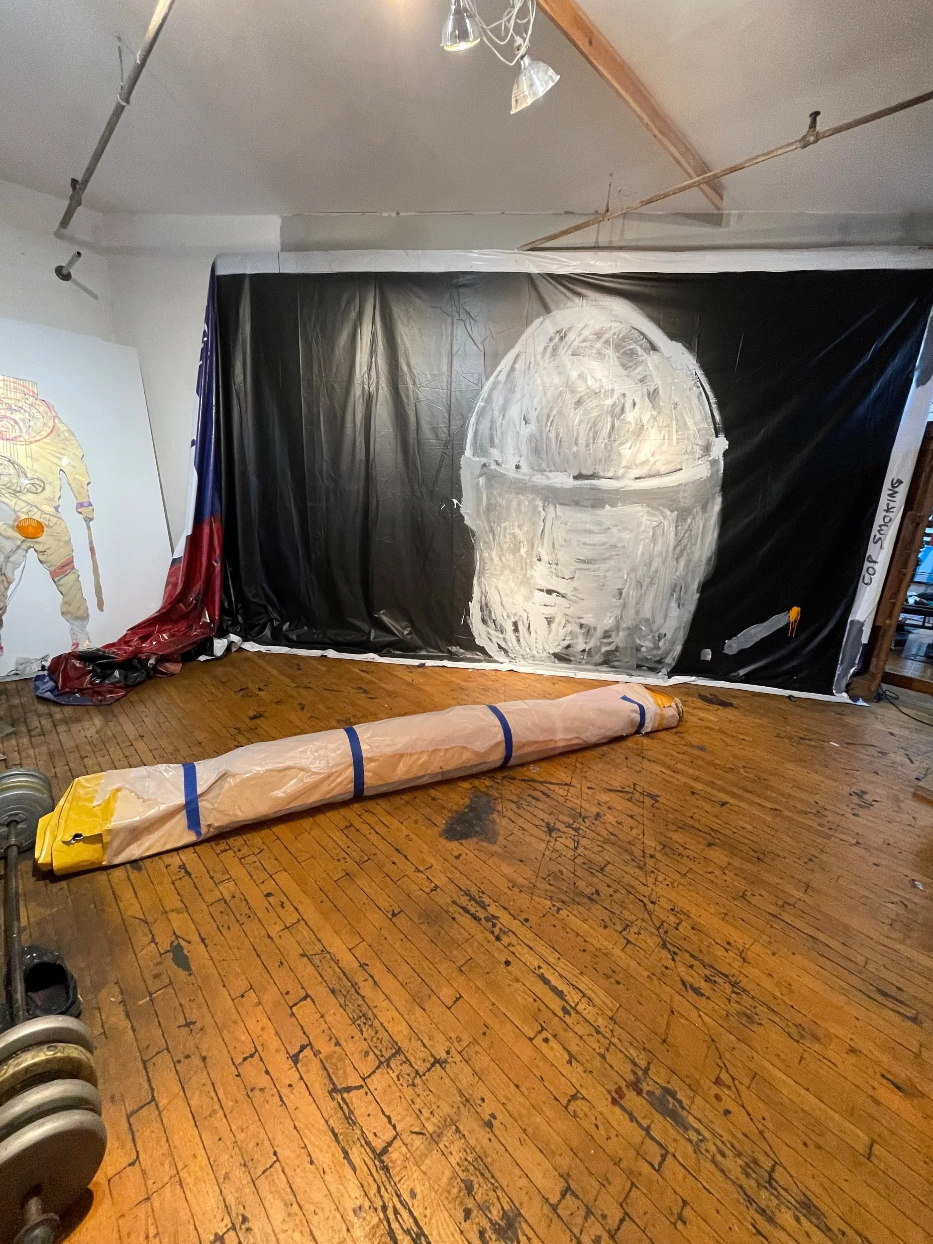 “Cop Casually Smoking While Standing Outstanding the School”