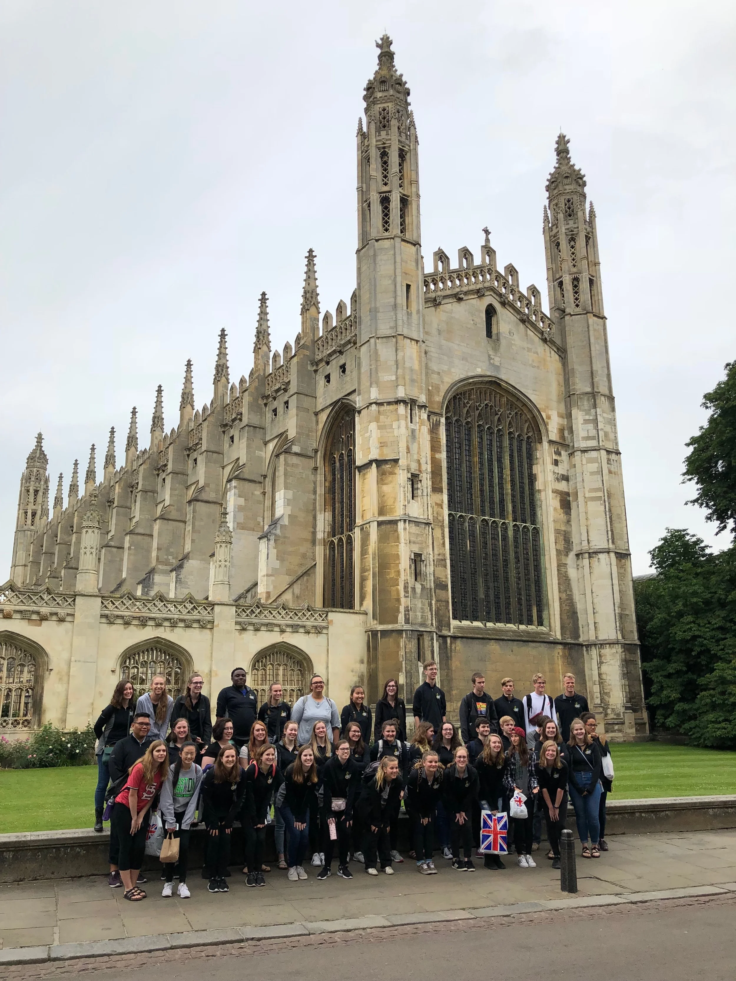 Iowa City West International Choir 2018, England and Ireland King’s College Chapel, Cambridge