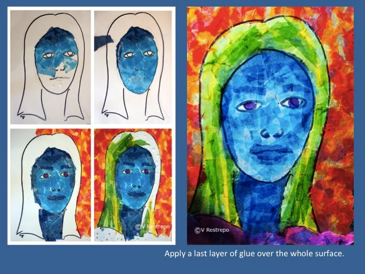 Tissue and paper art