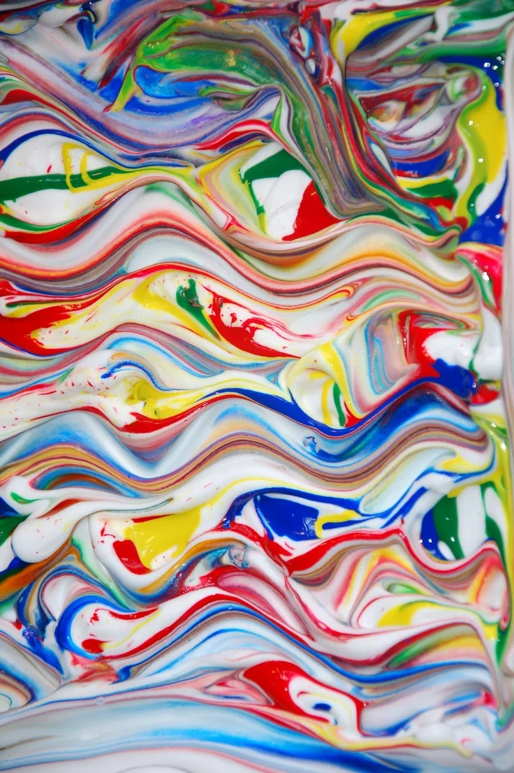 Shaving Cream Paint!