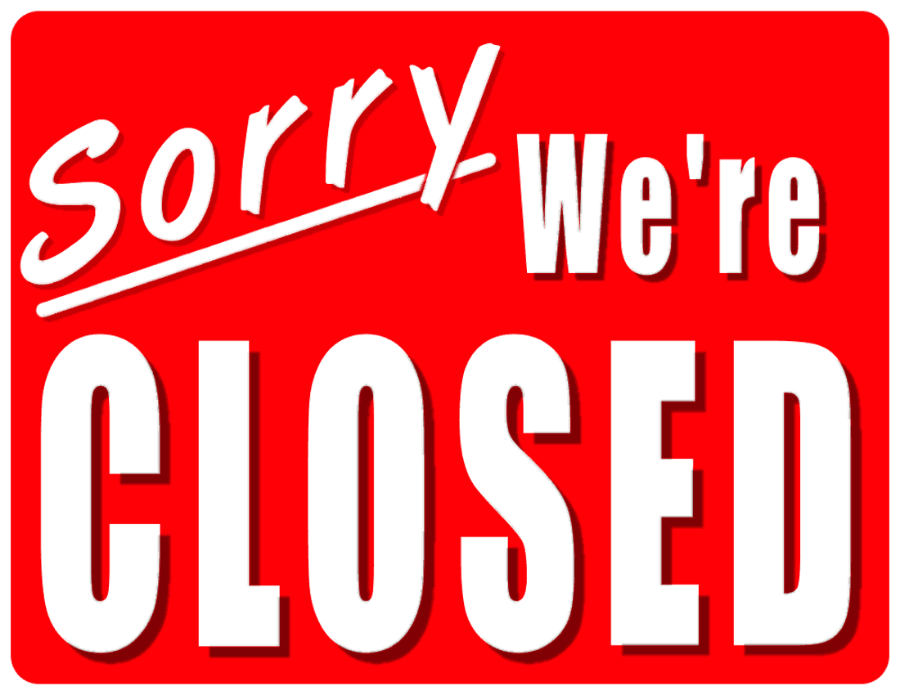 CLOSED FOR LABOR DAY!
