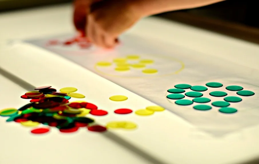 Light Table Sensory Activity