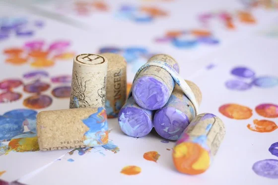 Messy Monday - Make Your Own Stamps!