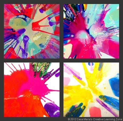 Messy Monday - Spin Art