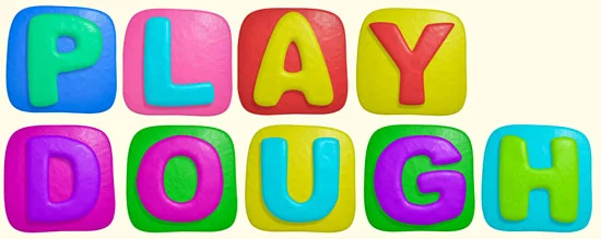 Tactile Thursday - Fun with Playdough