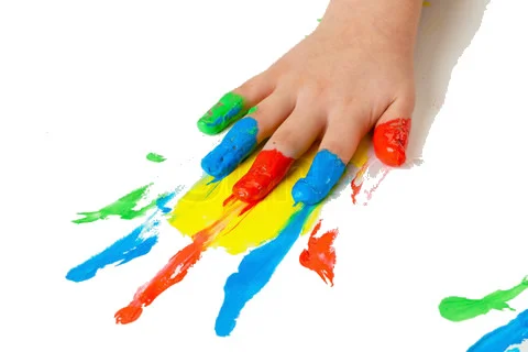Messy Monday - Finger Painting