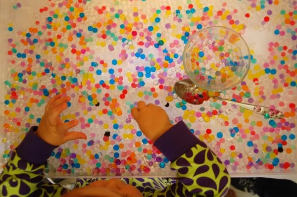 Tactile Thursday - Water Beads Fun