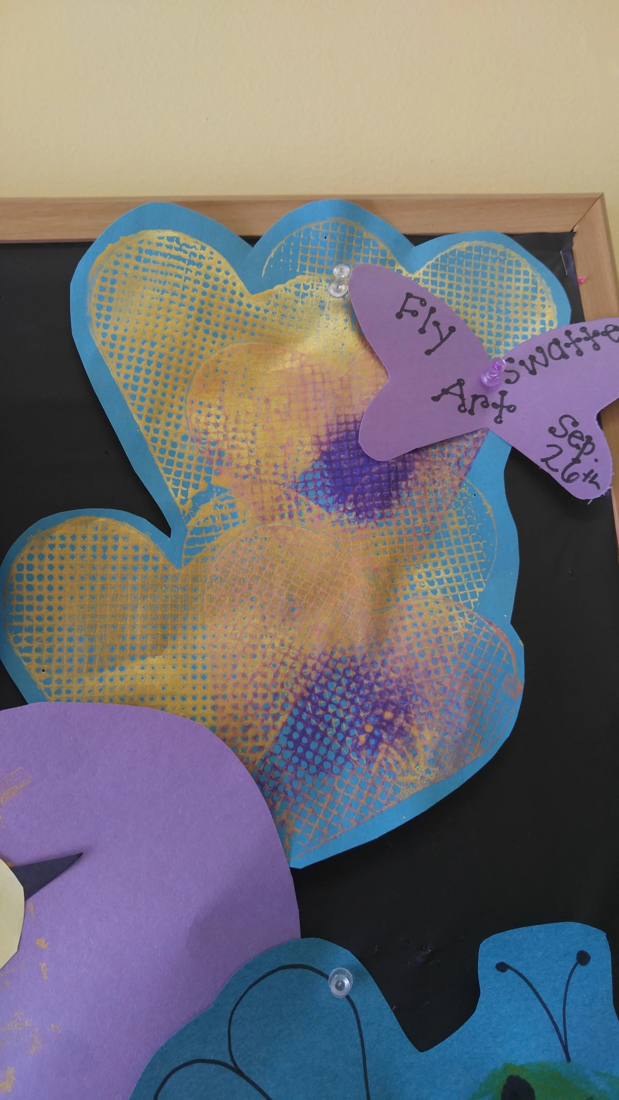 Messy Monday - Fly Swatter Painting
