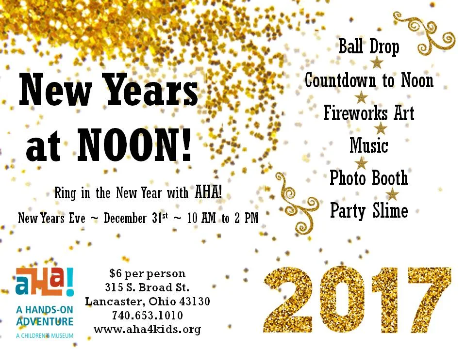 New Years At NOON Party!