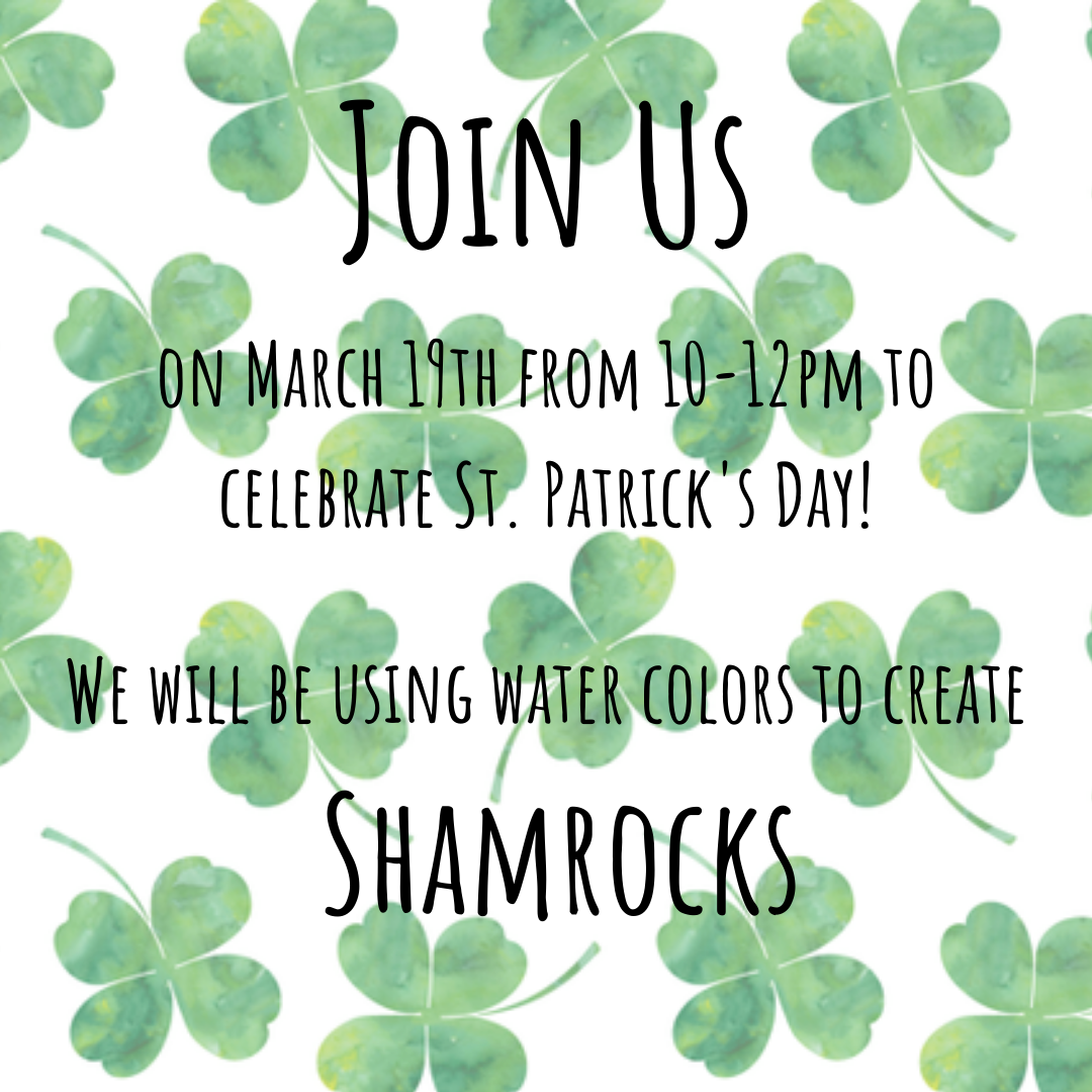 Watercolor Shamrocks